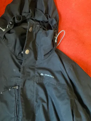  jaqueta masculina trekking Quechua modelo impermeável 3 em 1