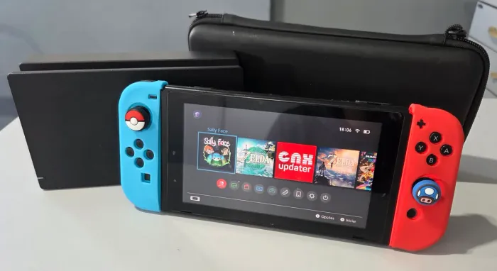Switch v2 desbloqueado 128gb
