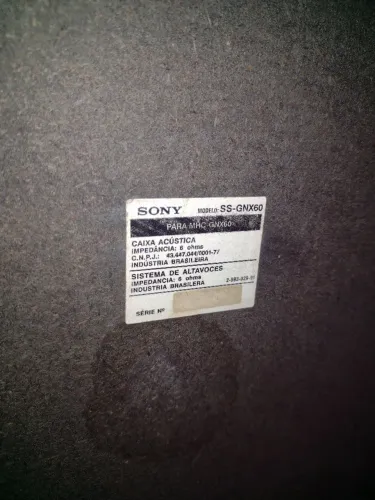 Caixa Acústica Sony