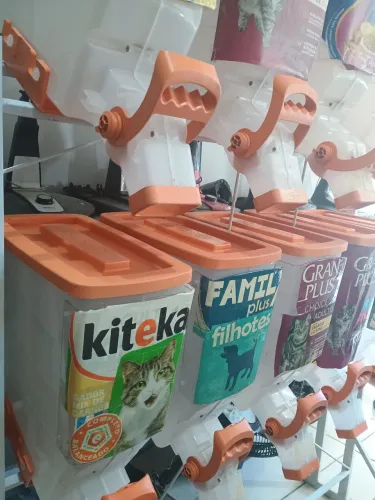 Dispenser pra ração vendo a vista ou no cartão