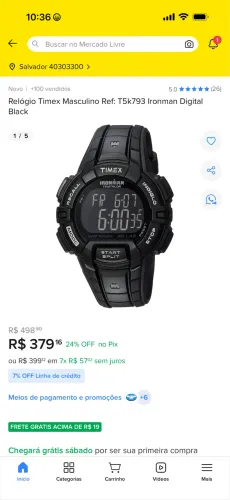 Vendo relógio