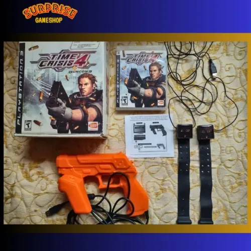 Jogo Time Crisis 4 + Guncon3 Completo