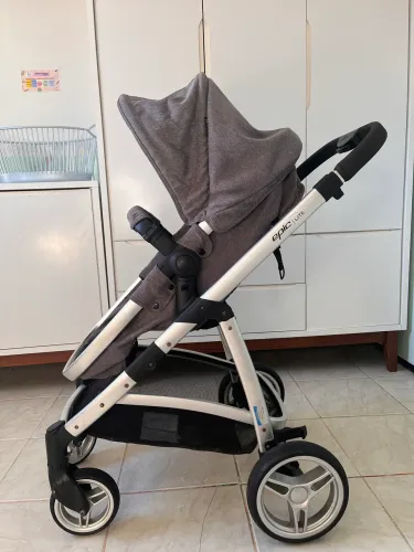 Carrinho de bebê 3 em 1 - Moisés e bebê conforto completo | EPIC LITE TRIO - INFANTI 