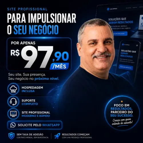 Criação de Sites 97,90 mês