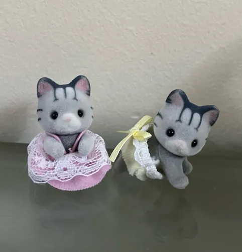 sylvanian families fisher cat bebês