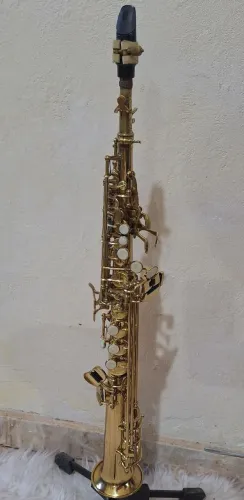Saxofone Soprano Condor SP-356L , Tecnologia Francesa( fabricado na França)