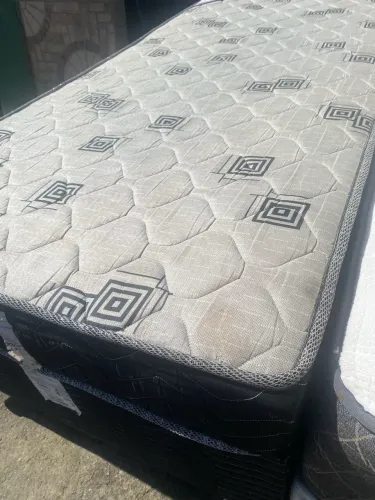 Cama box solteiro Ortobom com cabeceira
