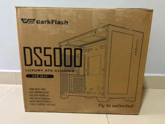Gabinete DarkFlash DS5000 Mesh ATX - Estado de Novo!