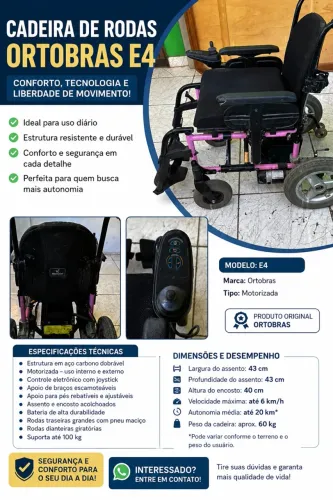 Cadeira de rodas motorizada