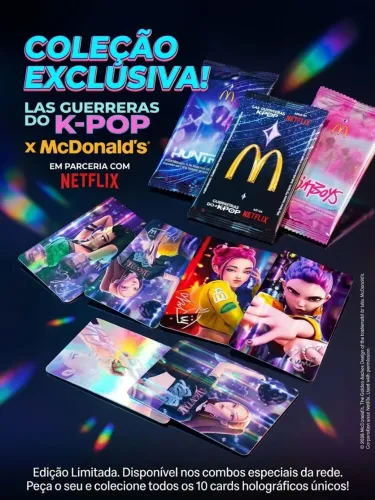 Cards Guerreiras do Kpop- McDonald?s | Figurinhas Oficiais | Vários Kits