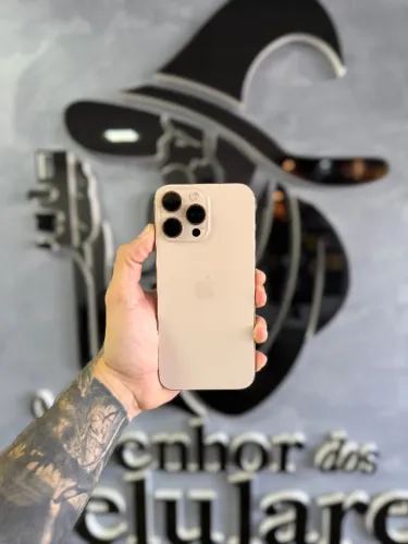 iPhone 16 Pro Max 256gb Apple Desert Bateria 90% Loja Física C/ Garantia