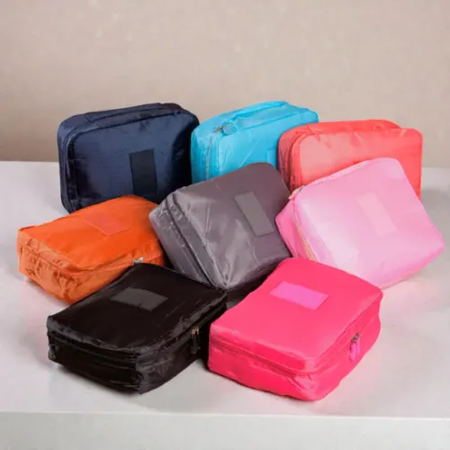 Necessaire Multiuso, de Mão, em Nylon, Unissex, Juvenil/Adulta, Travel, Pequena