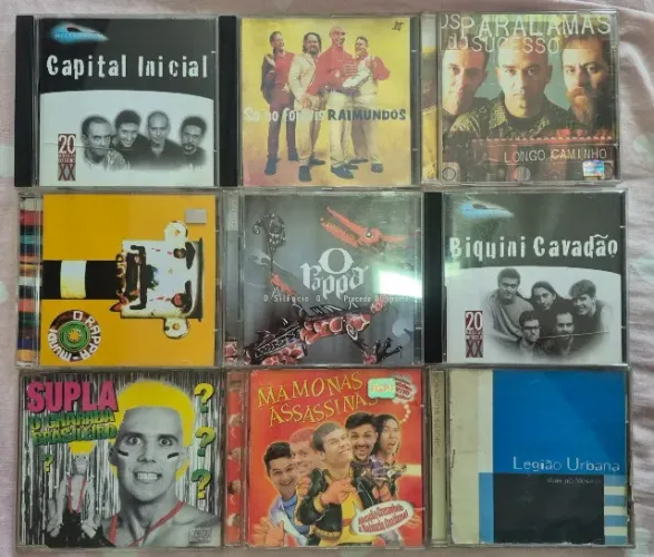 CD's Rock Nacional CPM 22 CBJR Detonaltas O Rappa Mamomas