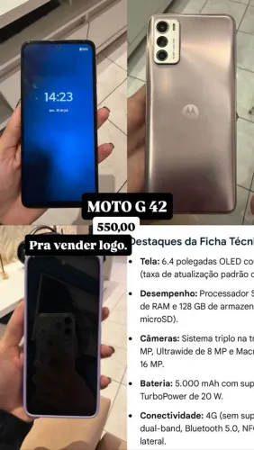 Celular moto g 42