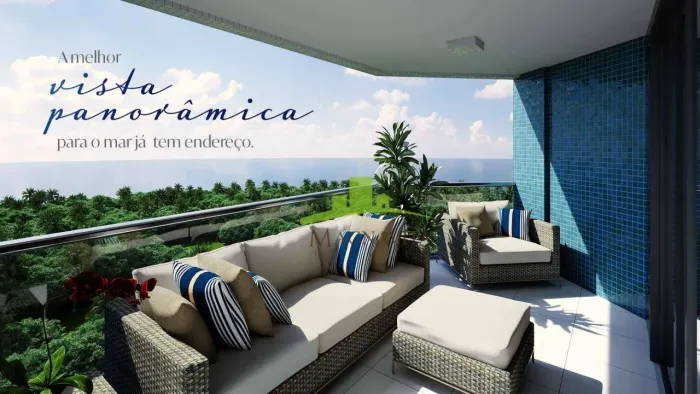 Aqua Blu Residence, Buraquinho, apartamentos com vista para o mar, studios, 1 e 2/4, Cober