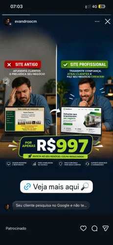 Profissionalize seu negócio com um site próprio
