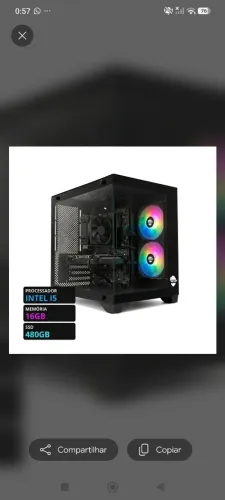 PC GAMER CAPITAIN Intel Core i5 12400 / NVIDIA GeForce RTX 5060 / 16GB DDR4 (2X8GB) / SSD