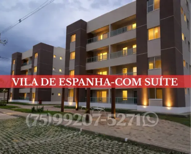 VENDA-(MOBILIADO-COM SUÍTE).TERCEIRO ANDAR CONDOMÍNIO VILA DE ESPANHA.