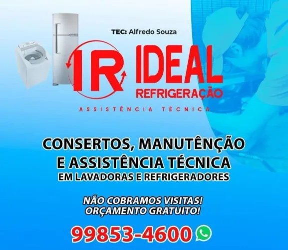 Conserto de geladeira e máquina de lavar 