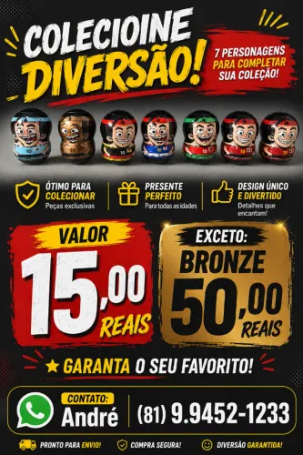 Boneco Enaldinho copa 2026 colecione 