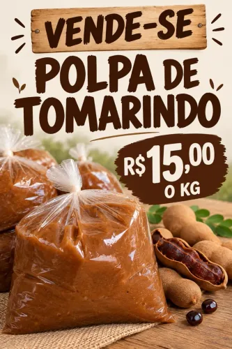 Polpa de tamarindo 15,00 o kg