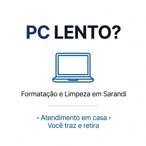 Manutenção de PC e Notebook | Formatação + Limpeza | SSD e RAM - Você Compra e Eu Instalo