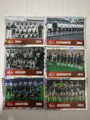 Figurinhas da Copa FWC 9;10;11;13;14;19