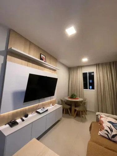 Ed Fontana di Gênova - Mobiliado - 44 metros - 2 quartos + 1 vaga - Lazer - Elevador - Cam