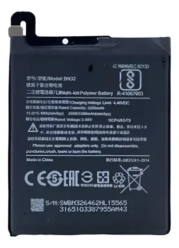 Bateria Xiaomi BN32 Mi 8