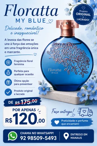 FLORATTA MY BLUE - O BOTICÁRIO