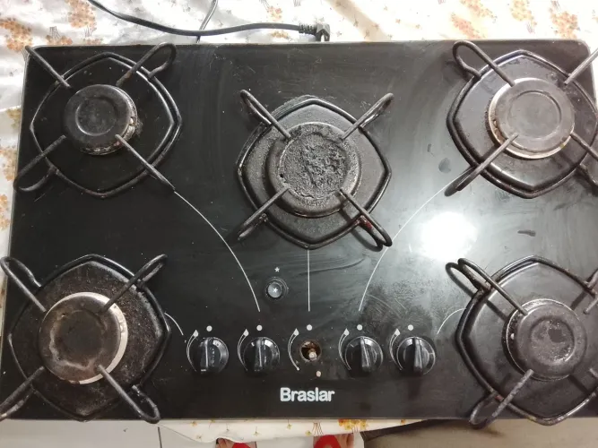 Cooktop 5 bocas Braslar - R$ 250