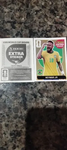 Figurinha da copa 2026 legende Gold de Neymar