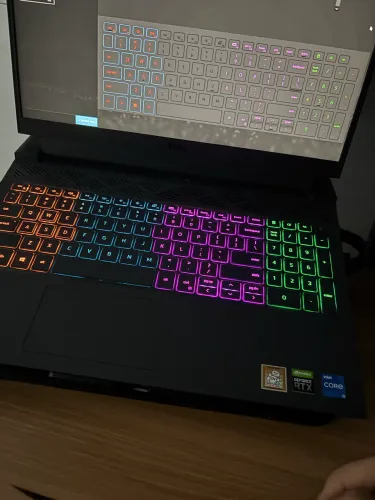 Notebook gamer Dell G15 RTX3050 512ssd 16g ram RGB 4 zonas