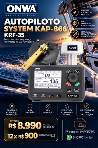 ONWA AUTOPILOTO SYSTEM KAP-866 KRF-35 R$8590