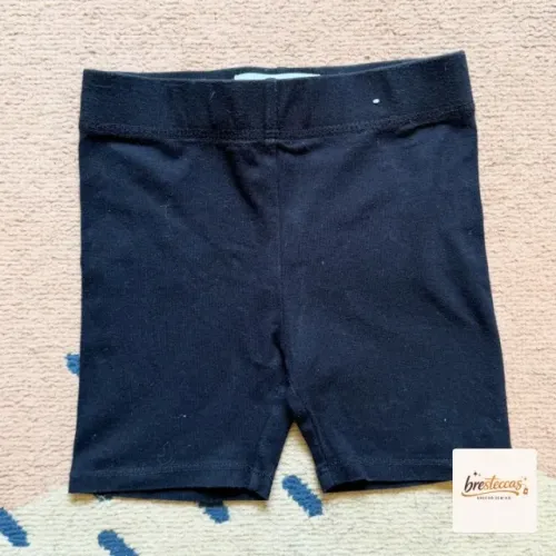 Bermuda Ciclista Preta Cotton On - Tamanho 4 Anos