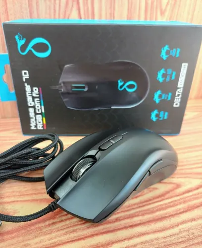 Mouse Gamer Delta - Novo - Com RGB - Entregamos