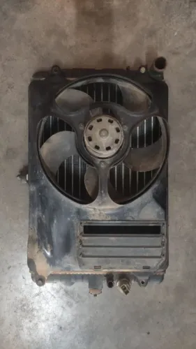 Radiador Completo Gol G2 Sem Ar Condicionado C/ Defletor e Ventoinha Original Usado