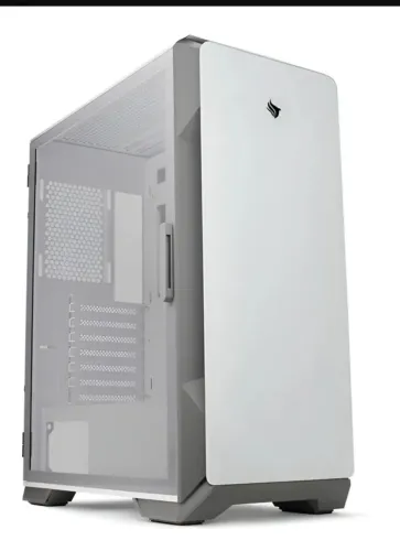 Gabinete Gamer Pichau Pouter 3 + 6 fans brancos rgb