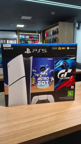Playstation 5 Slim Mídia Digital C/ Jogos - Novo/Lacrado - Infinity Eletronics & Games