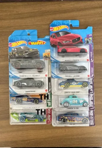 Lote Hot Wheels - 10 Miniaturas Lacradas + contendo 2 THunts (TH) ?