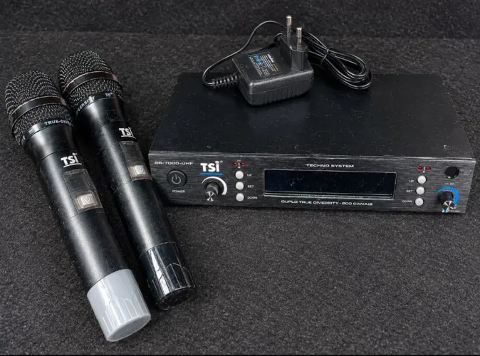 Microfone duplo TSI original