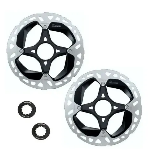 Par de Rotores Shimano Disco MT900 XTR 160mm Ice Tech Center Lock