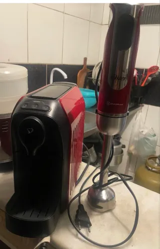 Cafeteira expresso 3 corações e mixier mexedor os ter