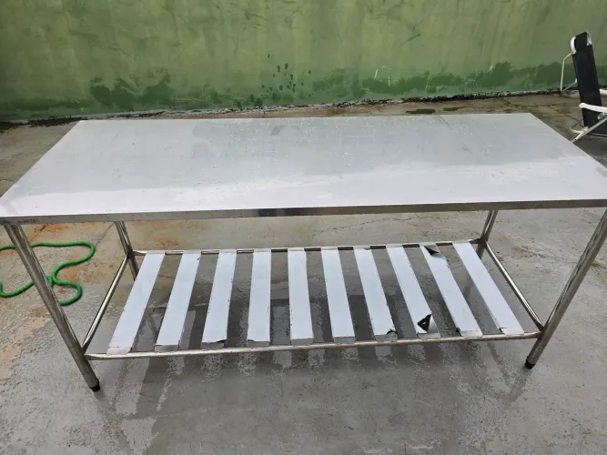Bancada inox 2mt