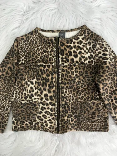 Jaqueta Infantil Zara Kids Oncinha / Animal Print - 3 a 4 Anos (104 cm)