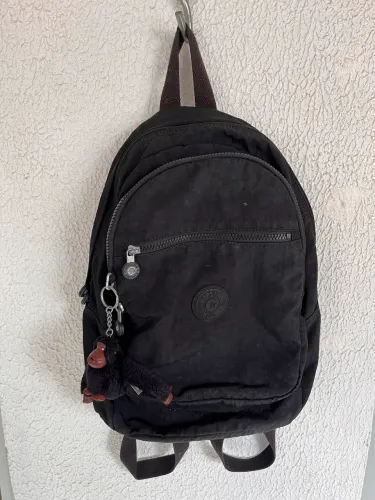 Mochila Kipling Seoul P, preta, 14L