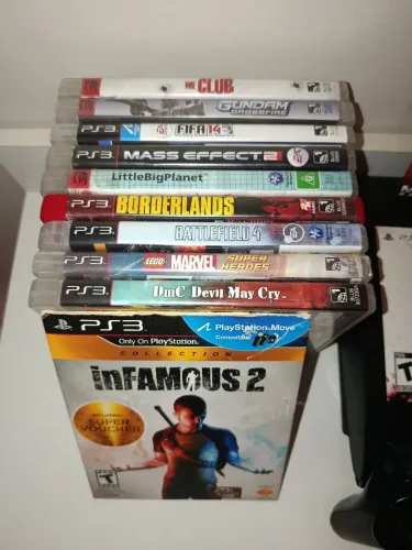 10 jogos mídia física de ps3