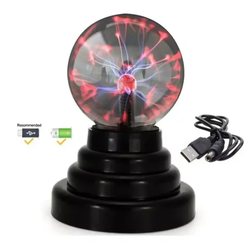 Globo de plasma 14cm decoração - novo