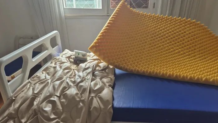 Colchão hospitalar + Colchão pneumático