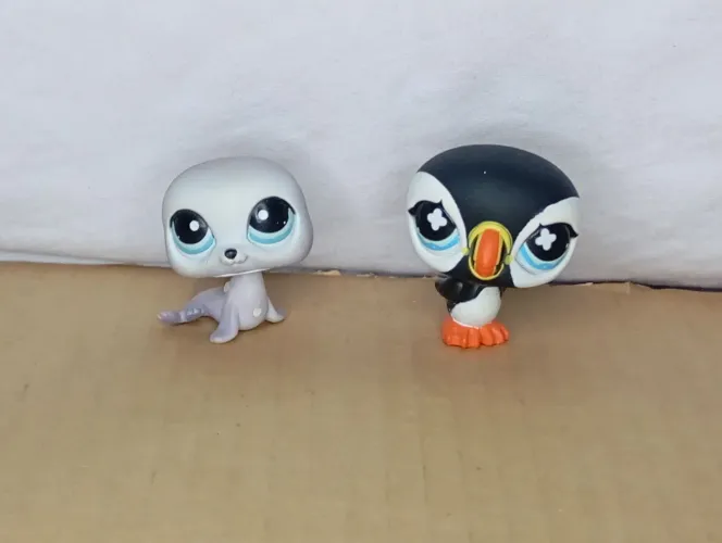 Papagaio do mar e foca Littles Pet shop 